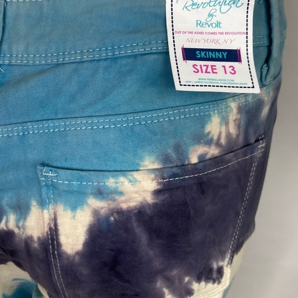 NWT Revolution by Revolt tie dy pants Sz13 - Picture 4 of 6